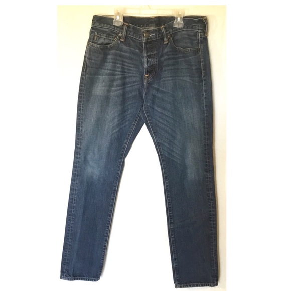 A&F Light Medium Wash Skinny - Picture 2 of 6